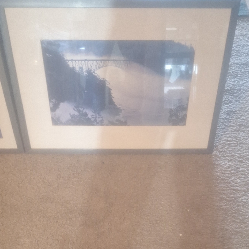 Framed Bridge Art Print